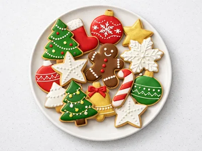 Best Christmas Sugar Cookies with Royal Icing