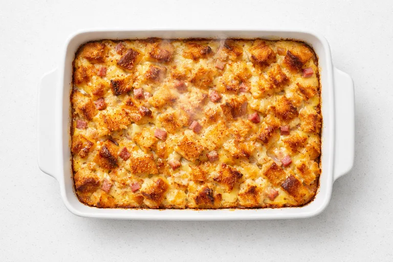 Ham and Swiss Brunch Bake