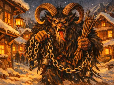 Krampus: The Christmas Devil Who Punishes the Naughty